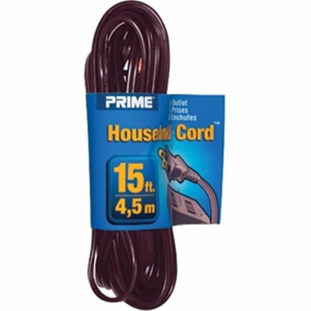 PROPLUS EC670615 15 ft. 16 - 02 - 15 Spt-2 Brown 3-Outlet Household Extension Cord - Brown - 15 ft. PR3565925